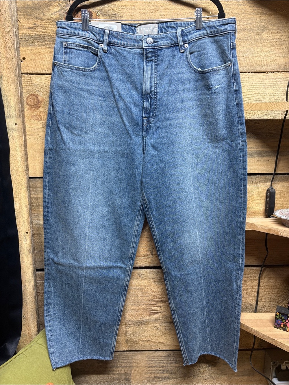 Everlane "The Way High Jean" in Medium Blue Wash - Regular Length NWT
